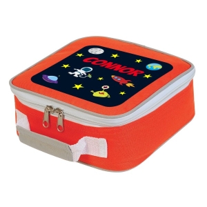 Personalised Outer Space Any Name Printed Kids Children's School Lunch Box Cooler Bag