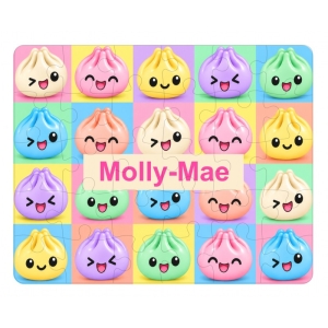 Personalised Children's Cardboard 30 Piece Jigsaw Puzzle - Any Kids Name - Mermaids Scene Design