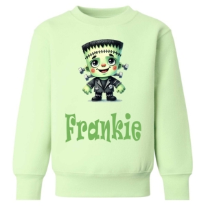 Halloween Frankenstein Boy Any Name Childrens Sweatshirt / Jumper