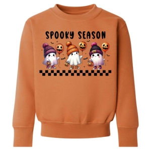 Halloween Spooky Season Any Name Childrens Sweatshirt / Jumper