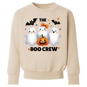 Halloween The Boo Crew Any Name Childrens Sweatshirt / Jumper