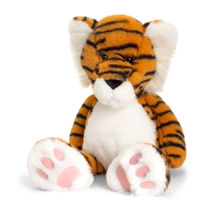 Personalised Teddy Bears - Small Keel Toys Love To Hug Tiger Soft Toy - Printed T-Shirt - Any Name / Text or Custom Message