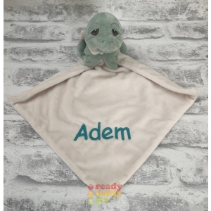 Caspian The Turtle Baby Rattle Blankie / Comfort Blanket / Comforter