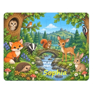 Personalised Children's Cardboard 30 Piece Jigsaw Puzzle - Any Kids Name - Mermaids Scene Design
