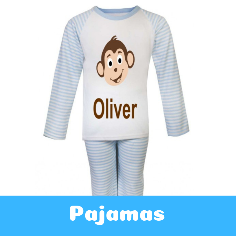 Personalised Printed and Embroidered Pyjamas for Children