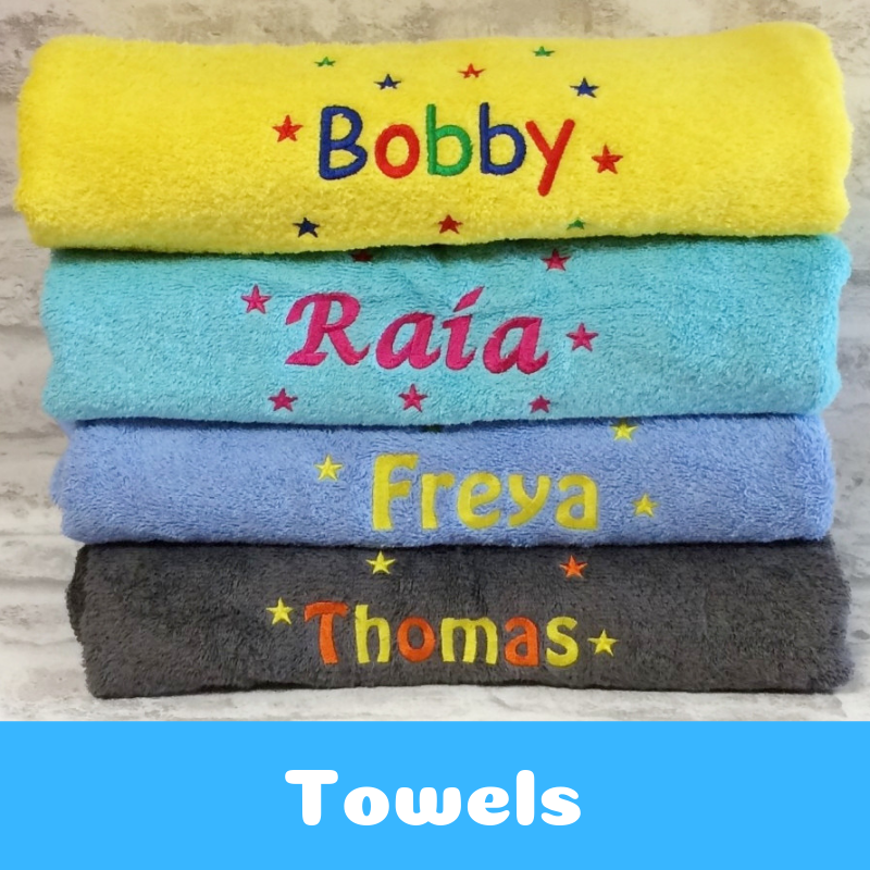 Personalised Bath Towels