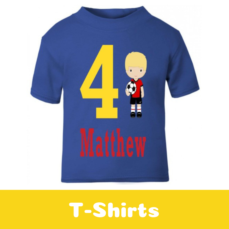 Personalised Kids Printed T-shirts Personalised Kids Printed T-shirts