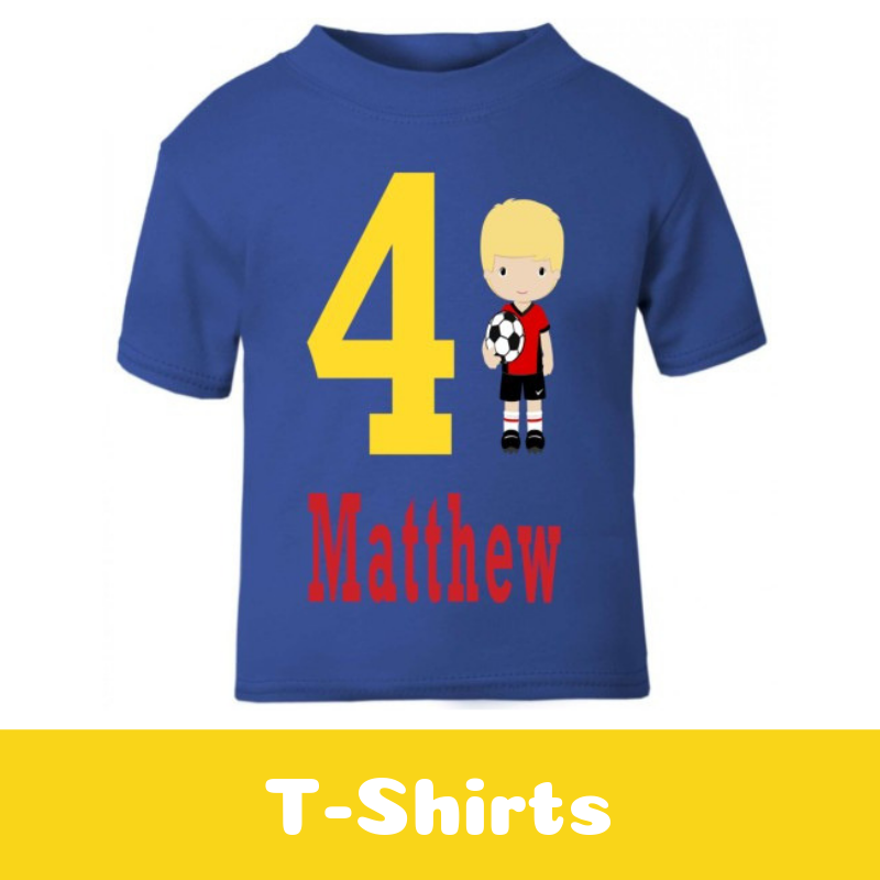 Personalised Kids Printed T-shirts