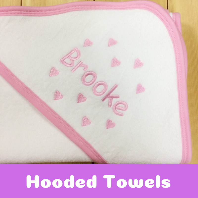 Personalised Hooded Bath Towels For Babies and Children