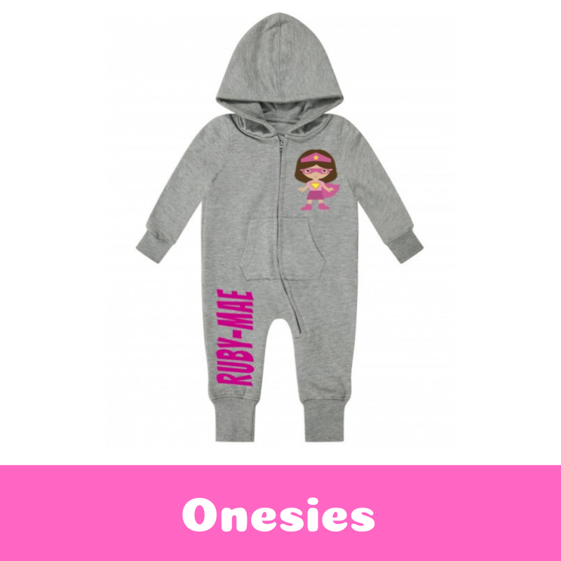 Personalised Printed Children's Onesie & Loungewear Personalised Printed Children's Onesie & Loungewear
