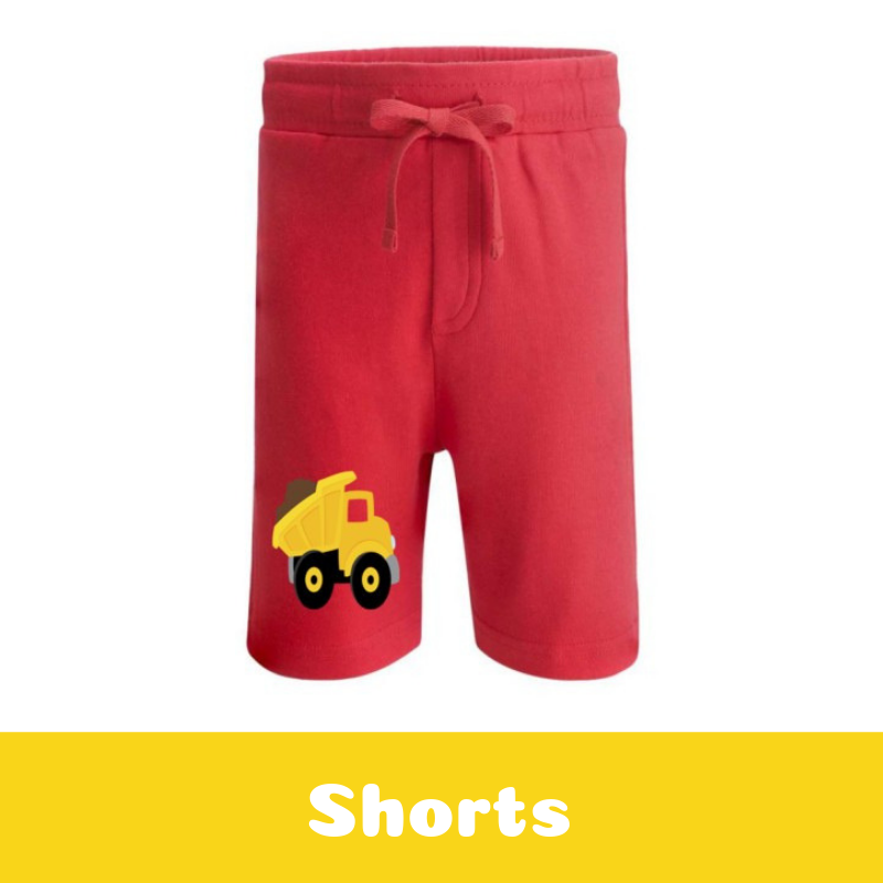 Personalised Printed Kids Cotton Shorts