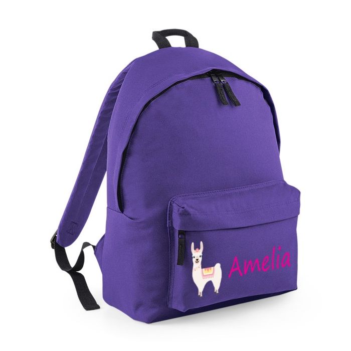 Llama sale school backpack