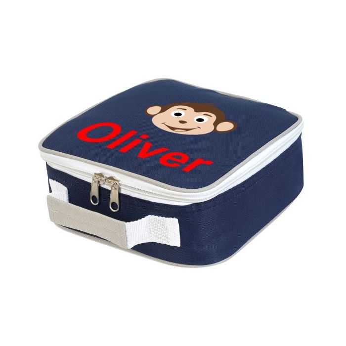 Monkey Any Name Lunch Box Cooler Bag