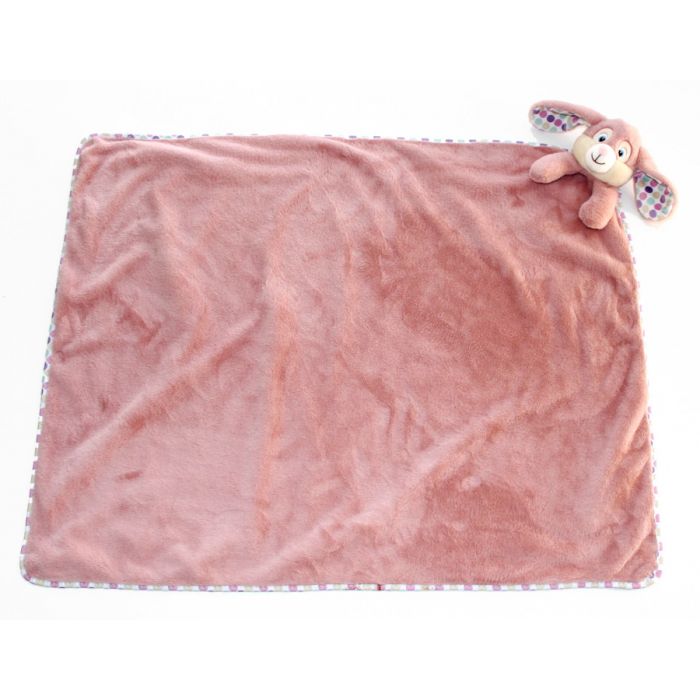 Pink rabbit blanket hot sale