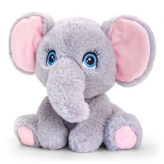 Keel Toys Eco Elephant Teddy Bear with Knitted Jumper