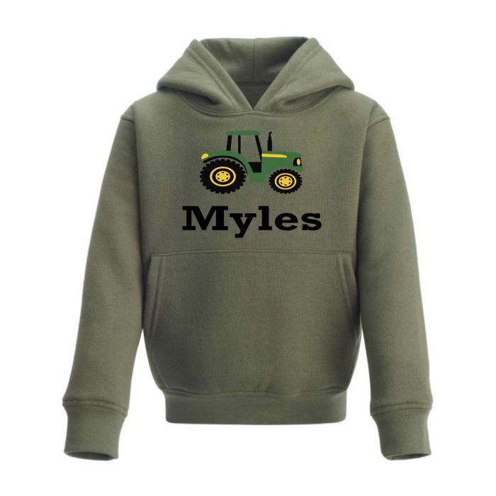 Kids tractor hoodie new arrivals