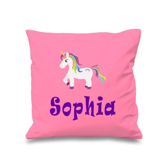 Personalised unicorn on sale pillow