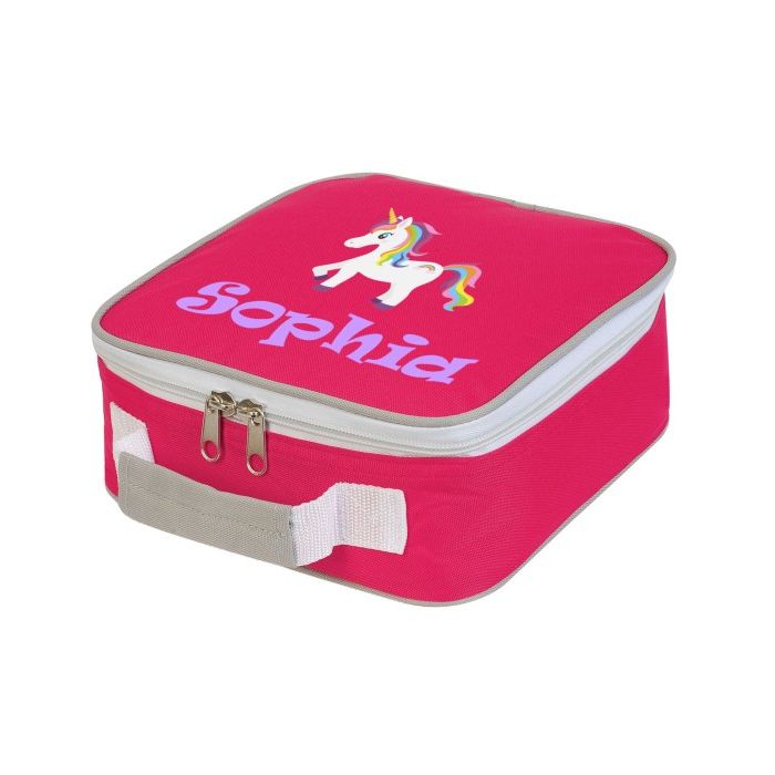 Personalised unicorn lunch box deals