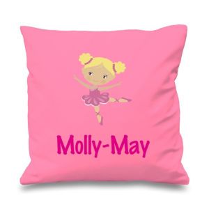 Ballerina Any Name Printed Cushion