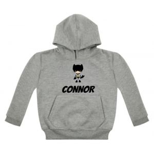 Bat Boy Superhero Any Name Childrens Hoodie