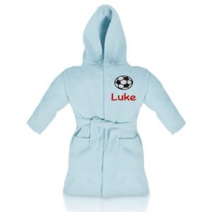 Football Any Name Children's Bathrobe