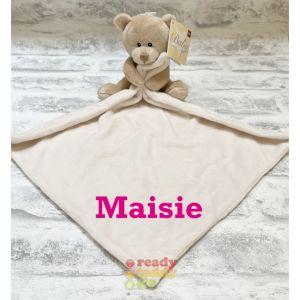 Bundles The Beige Bear Baby Rattle Blankie / Comfort Blanket / Comforter