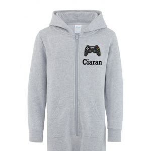 Gaming Controller Any name Childrens Zip Up Onesie