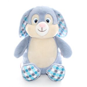 Munchkin Pie The Bunny Rabbit - Blue Polka Dot