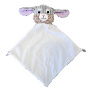 Harlequin Bubblegum Bunny Rabbit Comfort Blanket