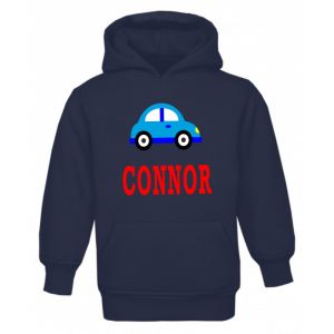 Car Any Name Childrens Hoodie