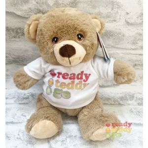 Keel Toys Eco Medium Conker The Teddy Bear with Scarf - Made From 100% Recycled Materials