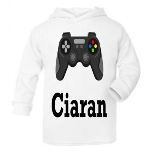 Gaming Controller Any Name Childrens T-Shirt Hoodie