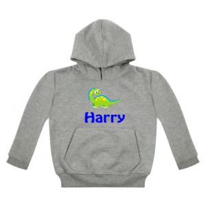 Cute Dinosaur Any Name Childrens Hoodie