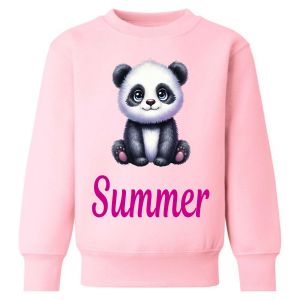 Panda Any Name Childrens Sweatshirt / Jumper