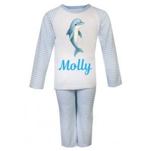 Dolphin Any Name Childrens Pyjamas