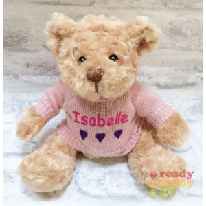 Keel Eco Dougie Teddy Bear with Knitted Jumper