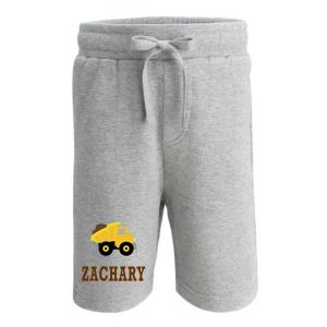 Dump Truck Any Name Childrens Cotton Shorts
