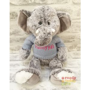 Keel Toys Love To Hug Elephant Soft Toy with Knitted Jumper