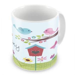 Garden Scene Any Name Mug