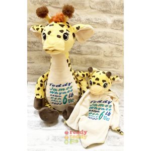 Tumbleberry Giraffe Cubbie & Blankie Gift Set