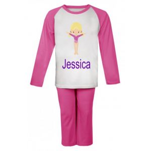 Gymnast Any Name Childrens Pyjamas