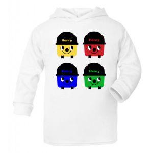 Multi-Coloured Henry Hoover Any Name Childrens T-Shirt Hoodie
