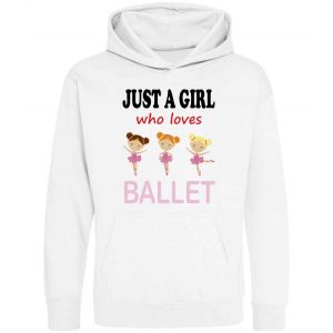 Just a Girl who loves BALLET Childrens Hoodie