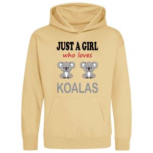 Just a Boy / Girl who loves KOALAS Childrens Hoodie