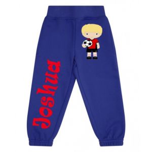 Football Player Any Name Childrens Jogging Bottoms