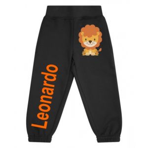 Lion Any Name Childrens Jogging Bottoms