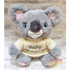 Keel Eco Koala Teddy Bear with Knitted Jumper