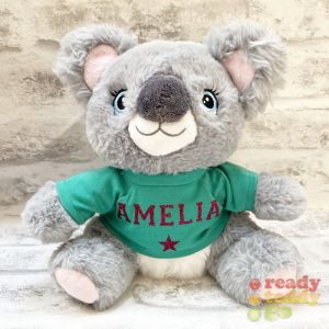 Keel Eco Koala Glitter or Plain Vinyl T-Shirt