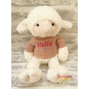 Keel Toys Love To Hug Lamb Soft Toy with Knitted Jumper