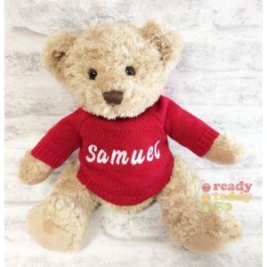 Sherwood Teddy Bear with Knitted Jumper